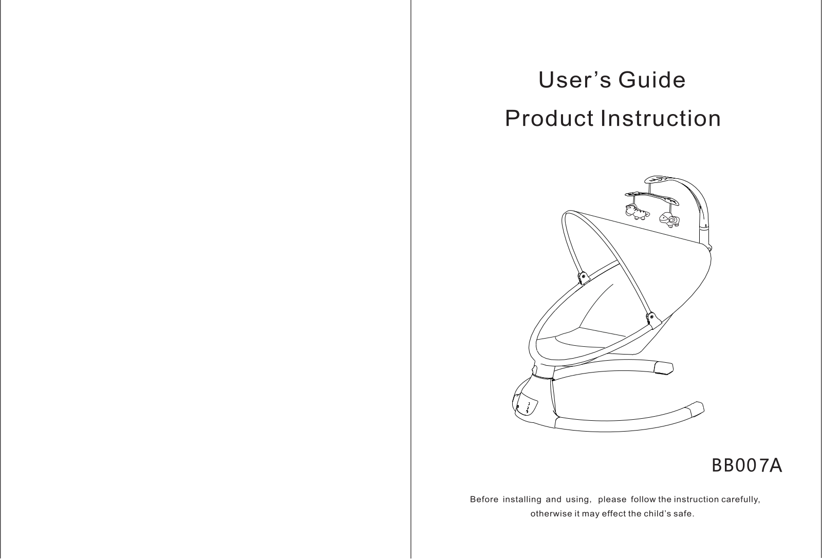 Foshan Baby Bear Technology BB007 User Manual