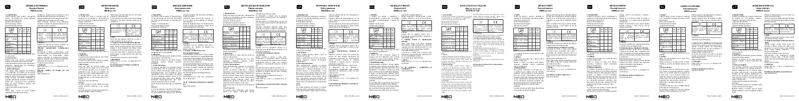 NEO TOOLS 97-620 User guide - ManualMachine.com