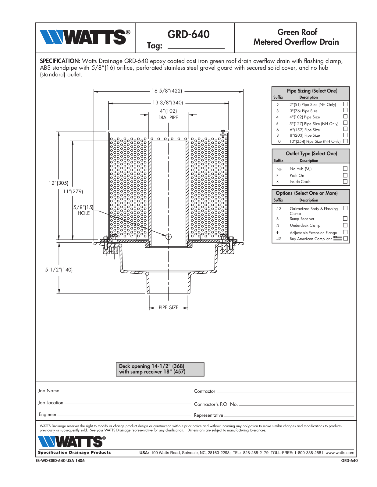 Watts GRD-640 User Manual - ManualMachine.com