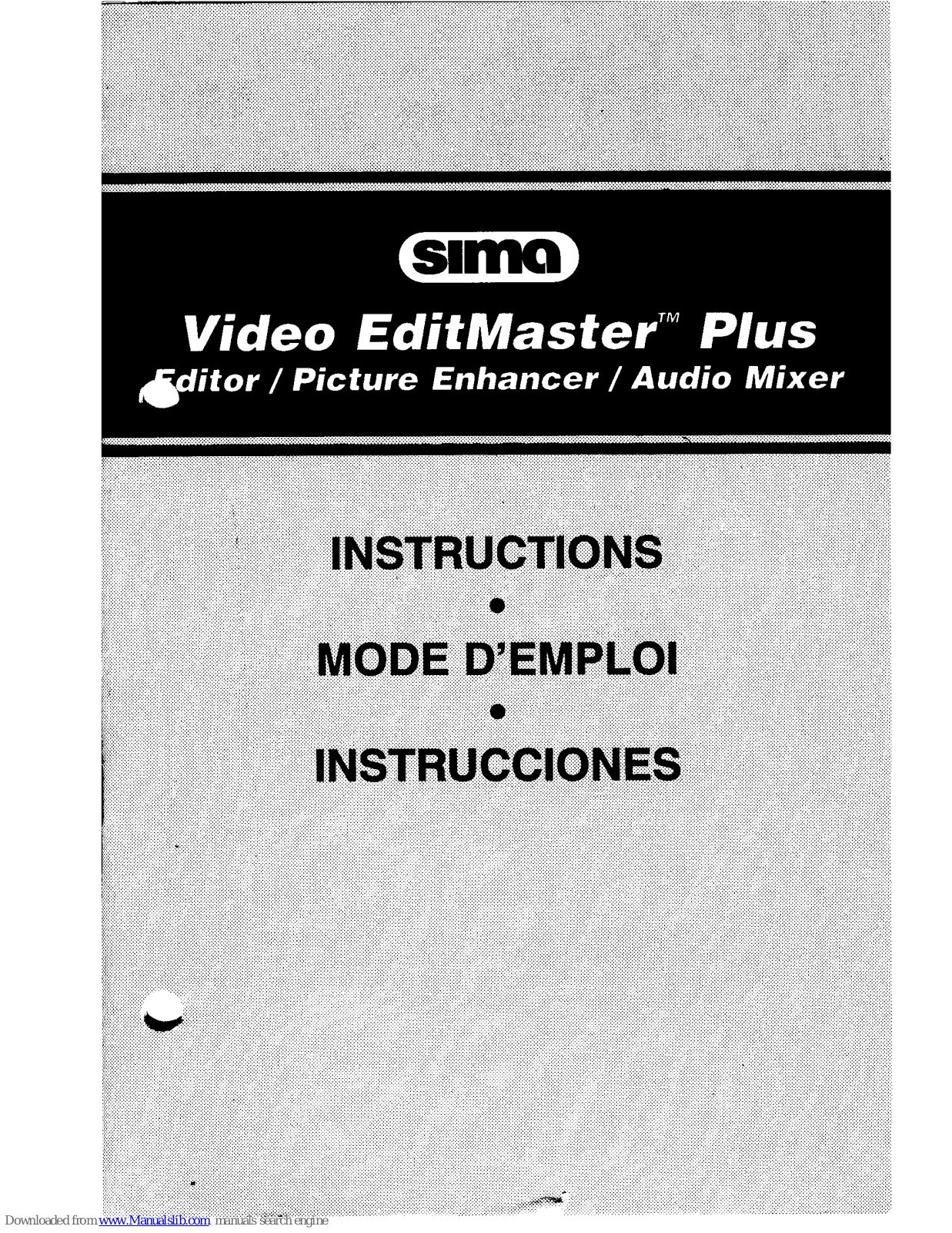 Sima Video EditMaster Plus User Manual