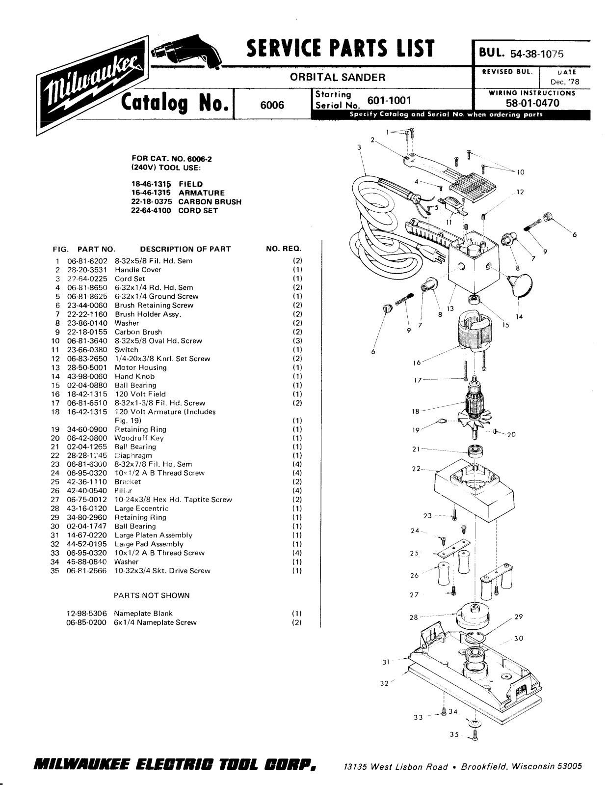 Milwaukee 6006 User Manual - ManualMachine.com