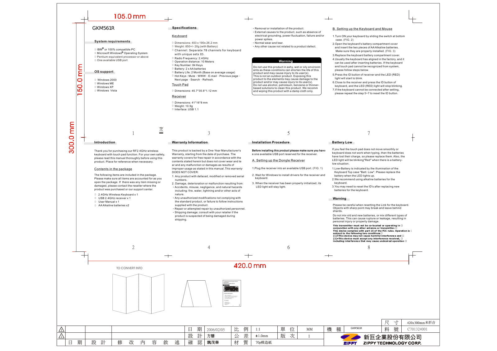 ATEN RXGKM561R User Manual