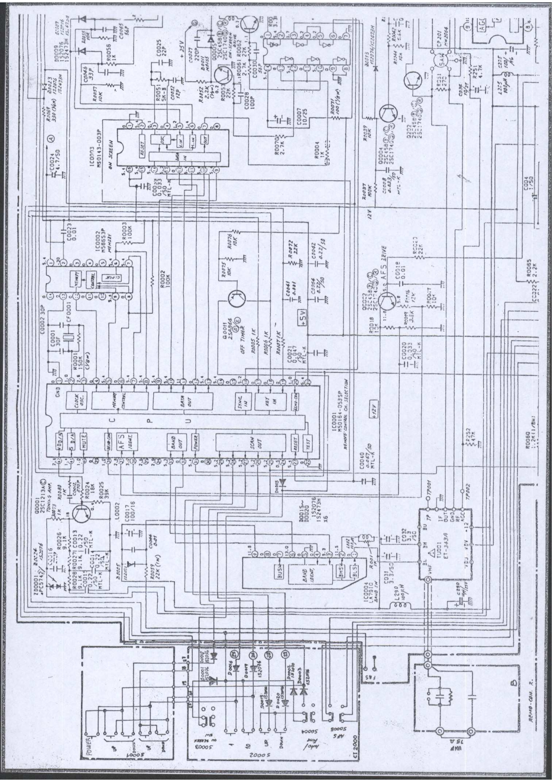 HITACHI CPT-2000R Service Manual