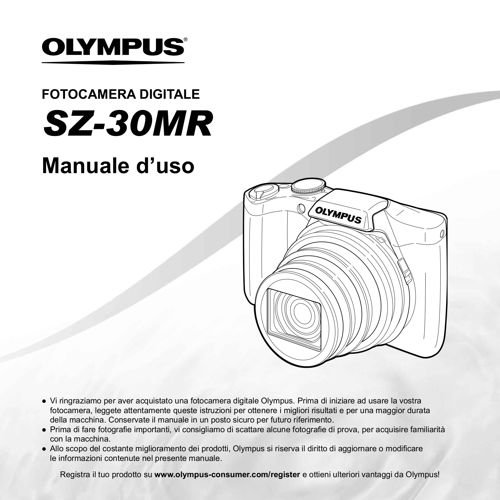 OLYMPUS SZ-30MR User Manual