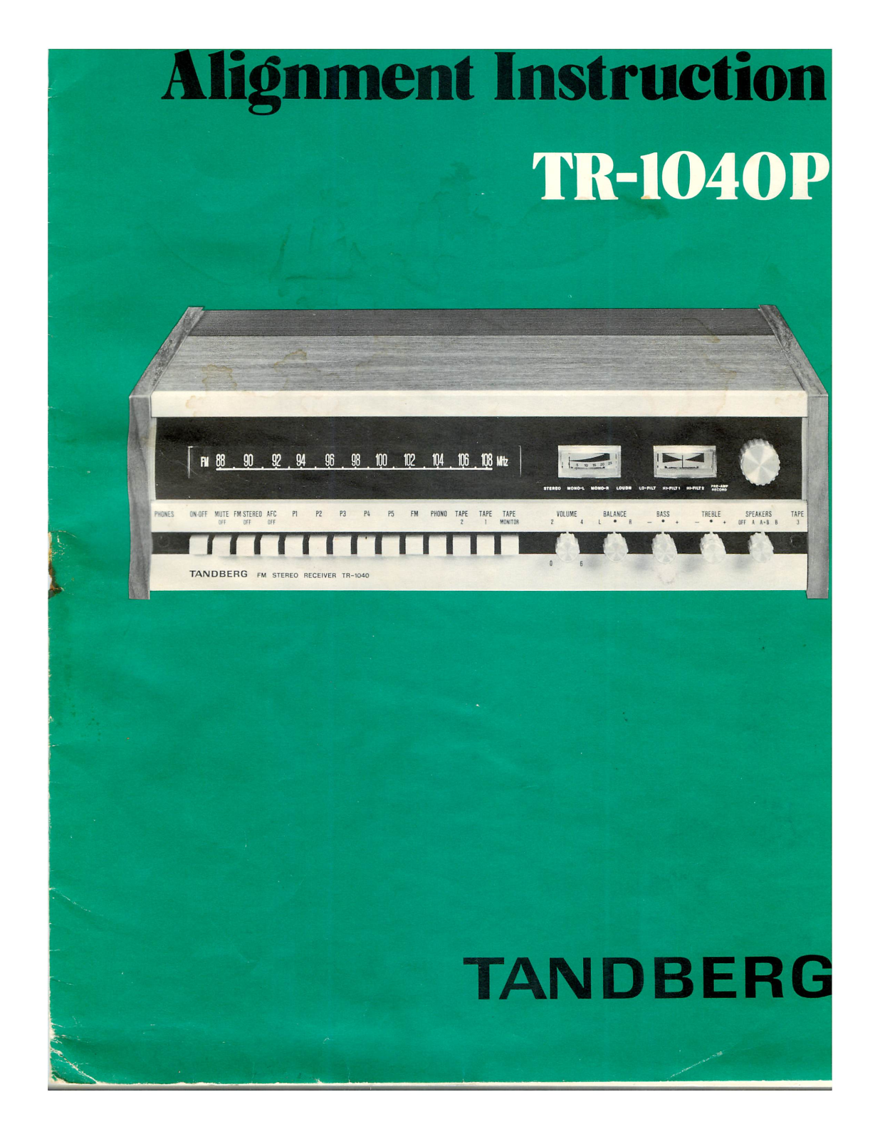 Tandberg TR-1040 Schematic