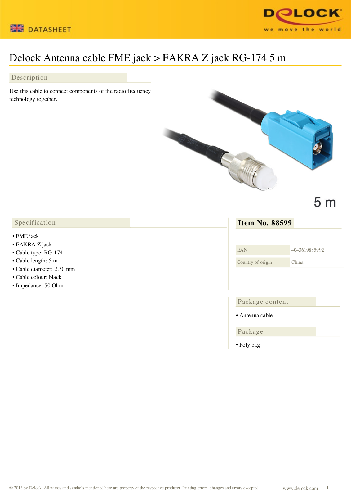 DeLOCK 88599 User Manual