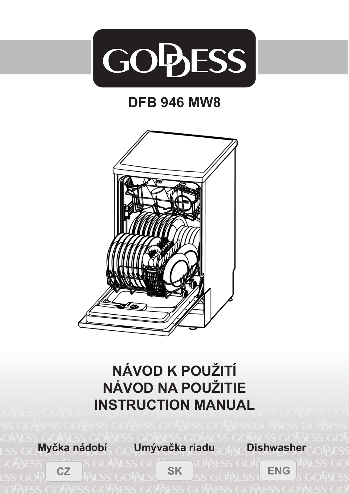 Goddess DFB 946 MW8 Operating Instructions