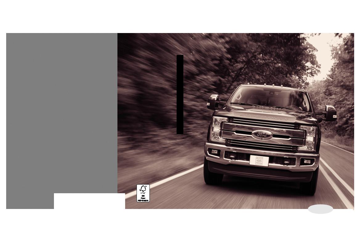 Ford F250 Superduty 2019 Owner's Manual