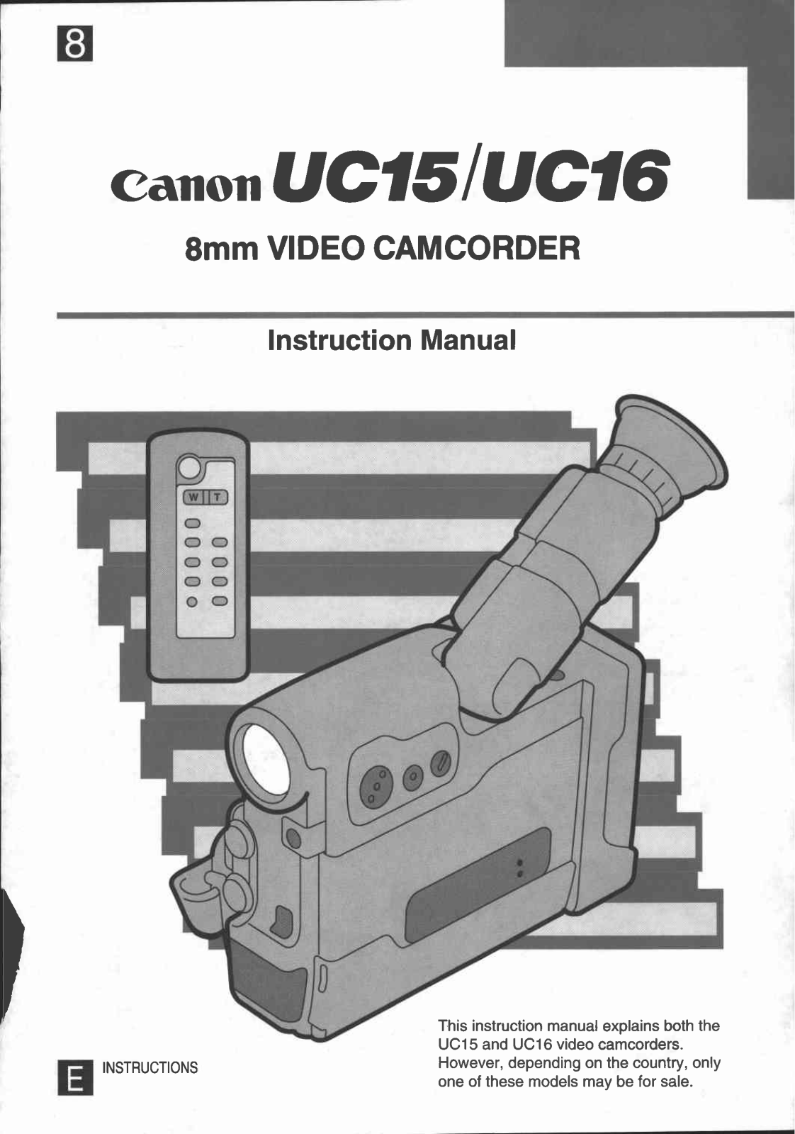 Canon UC 15, UC 16 User Manual