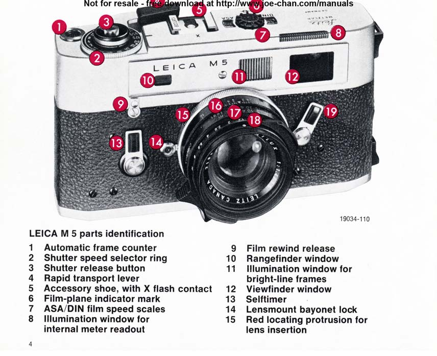 Leica M5 User Manual