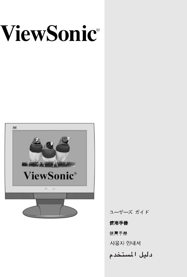 Viewsonic VG900B, VG900 User Manual