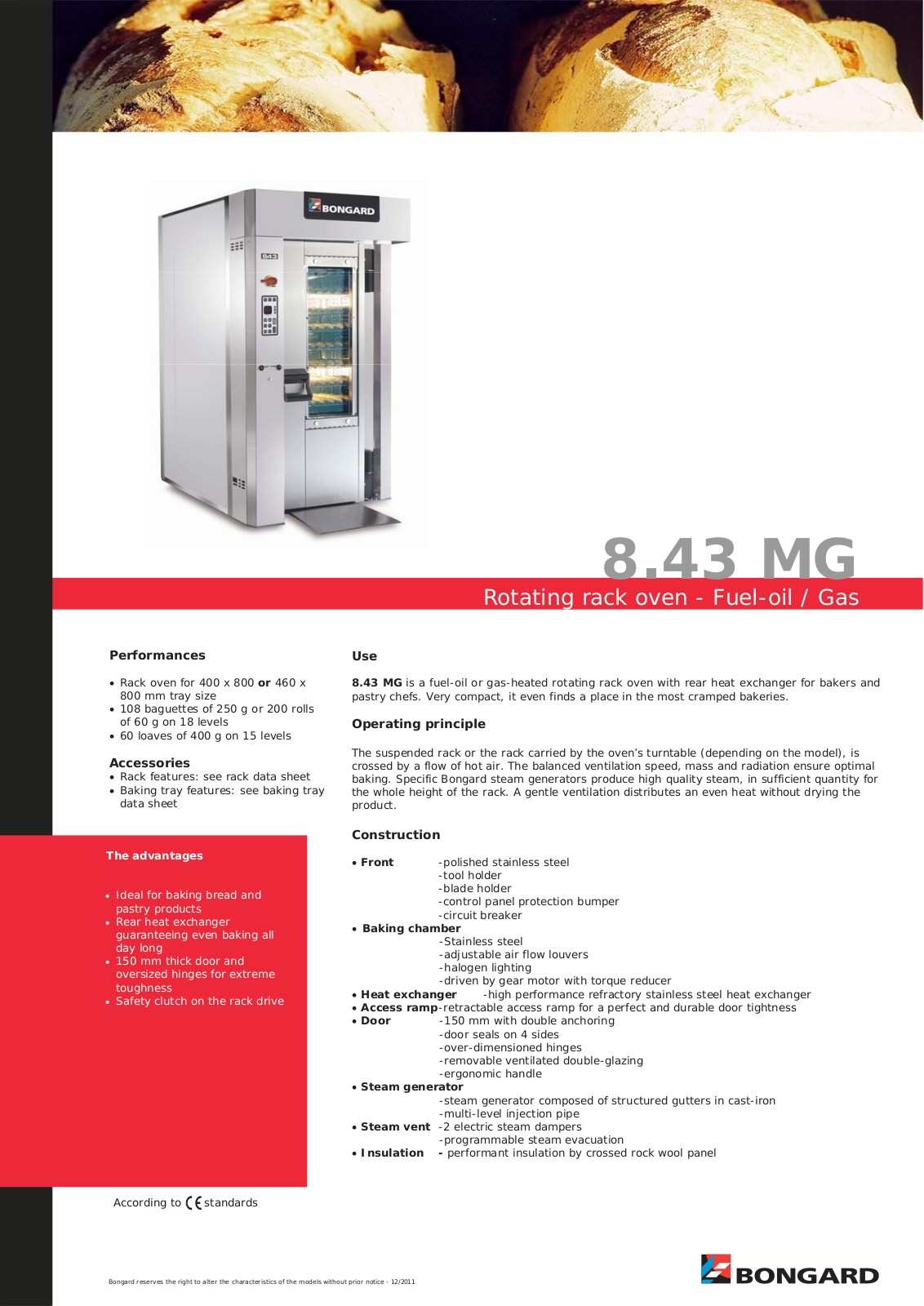 Bongard 8.43 MG User Manual