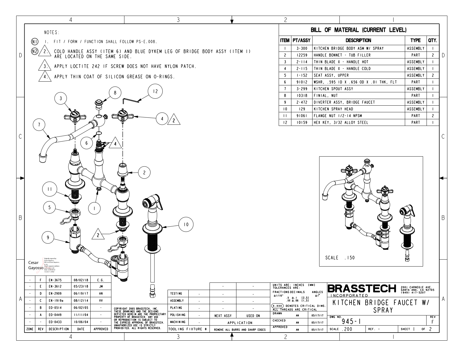 Newport Brass 945-1 Schematic - ManualMachine.com