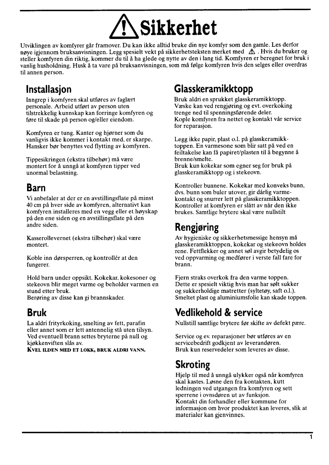 Husqvarna QSG6008, QSG 6003 User Manual