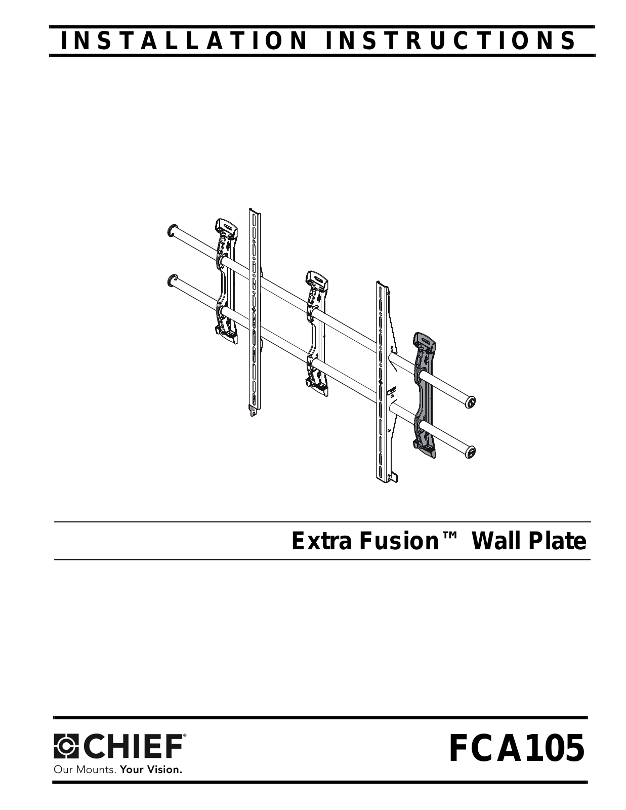 CHIEF FCA105 User Manual