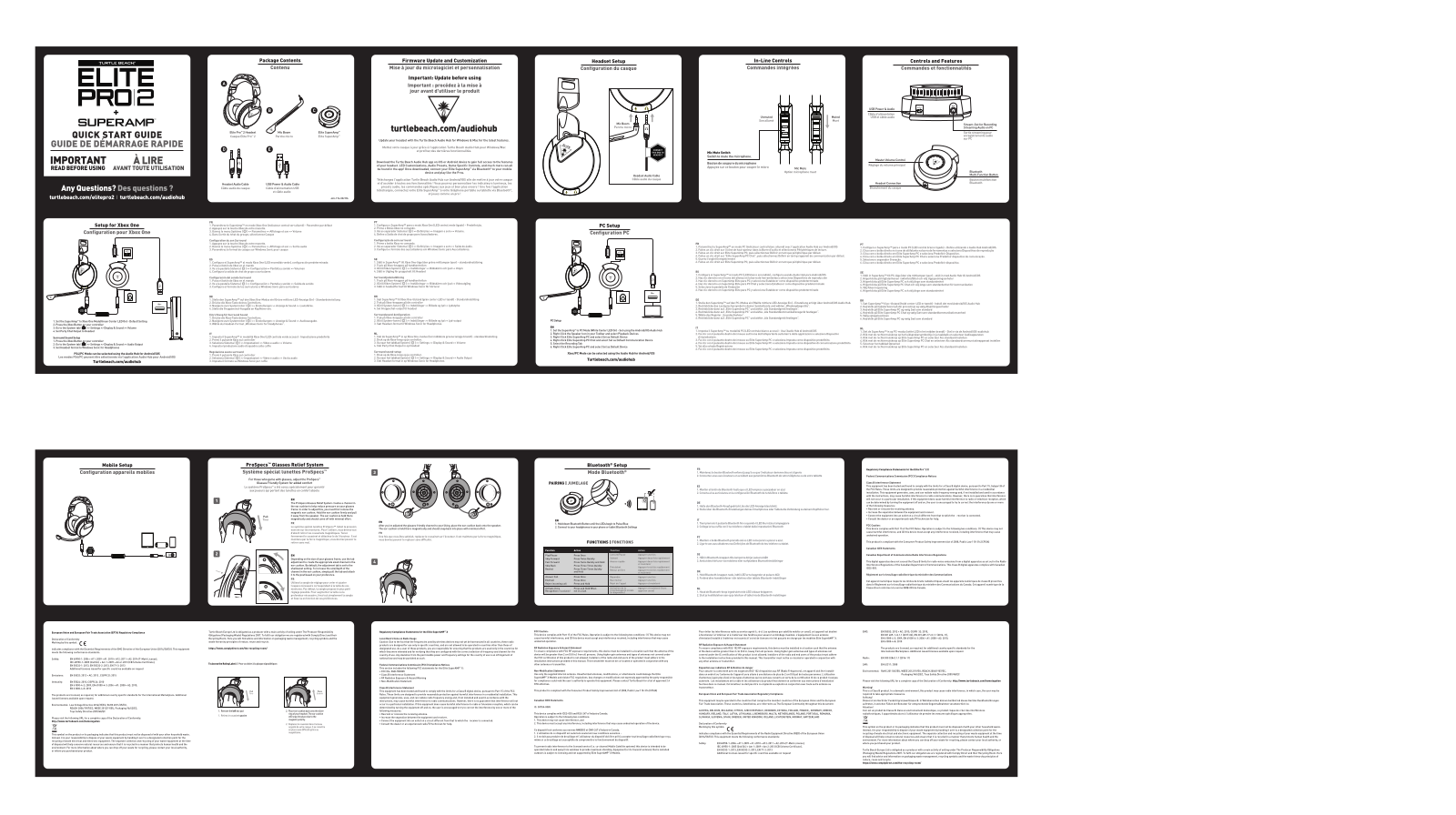 Turtle Beach elite Pro 2 + Superamp for Xbox One User Manual