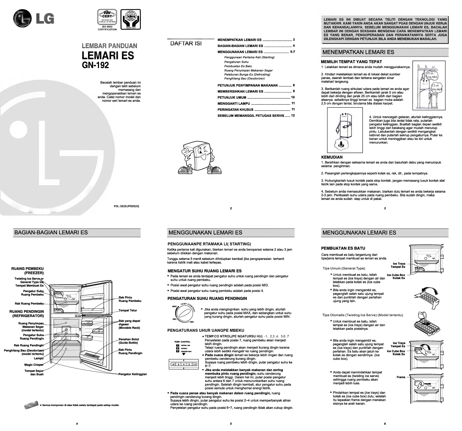 LG GN-192SL Manual book