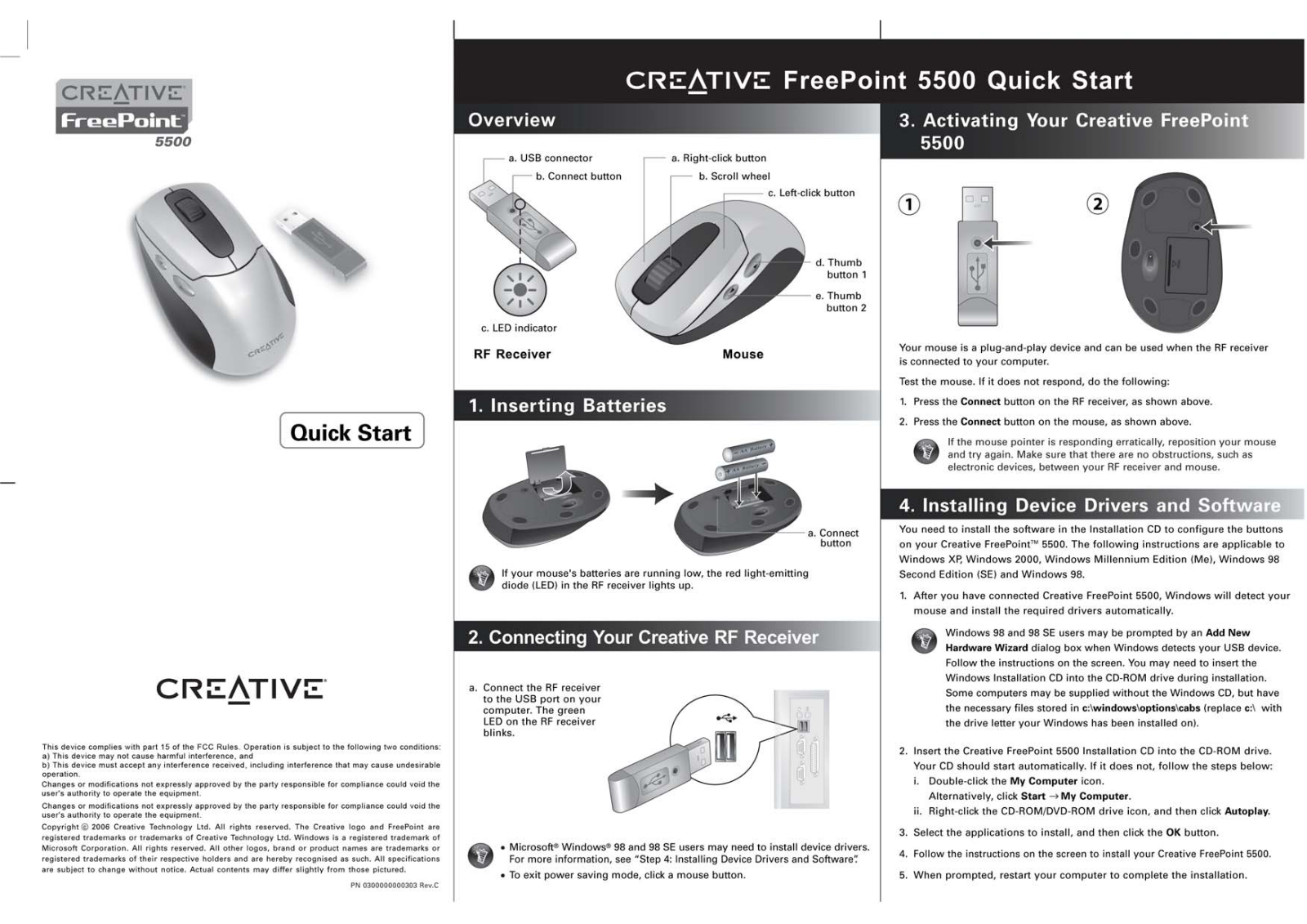 Creative Labs WMU94S User Manual