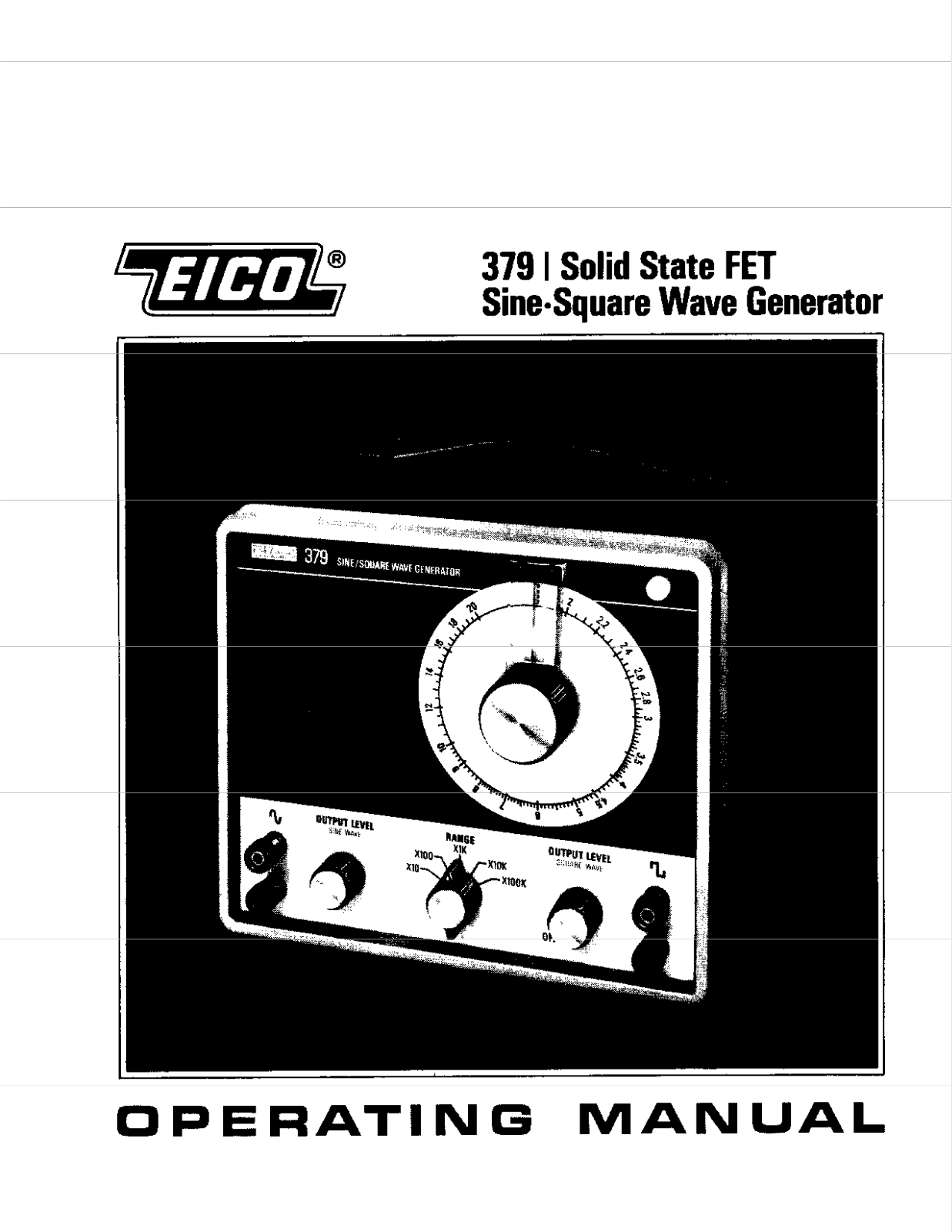 EICO 379 Service manual