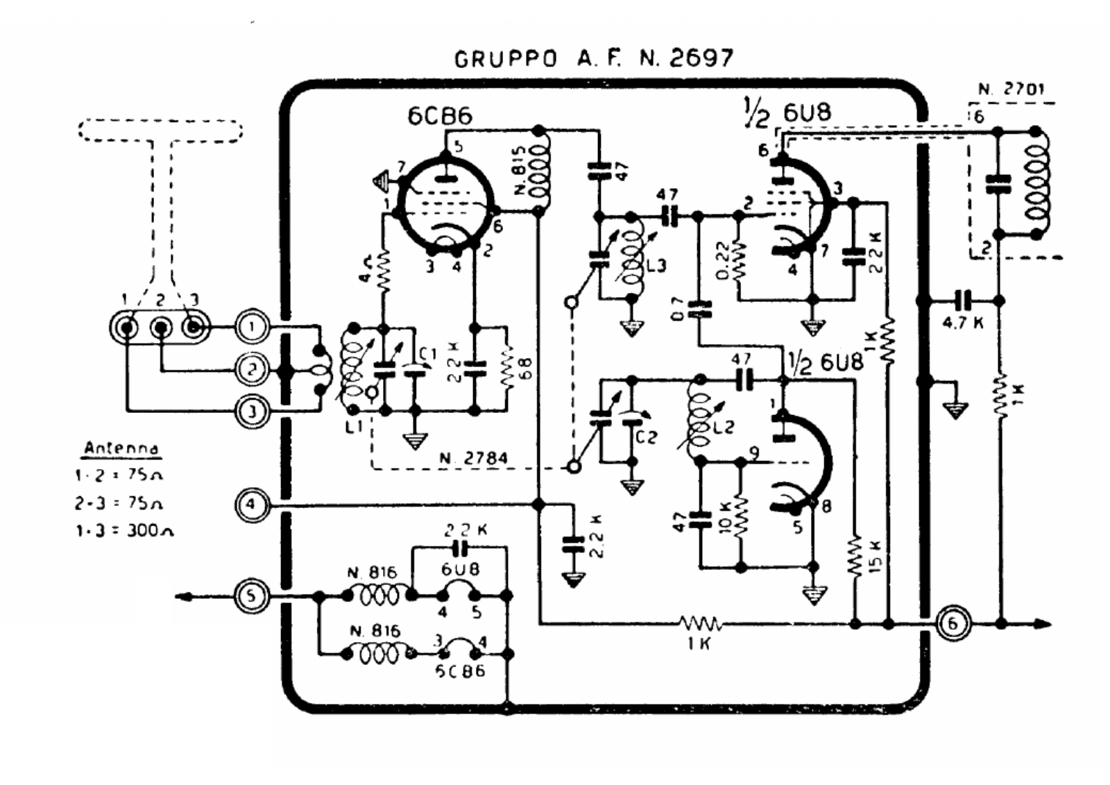 Geloso 2697 schematic - ManualMachine.com