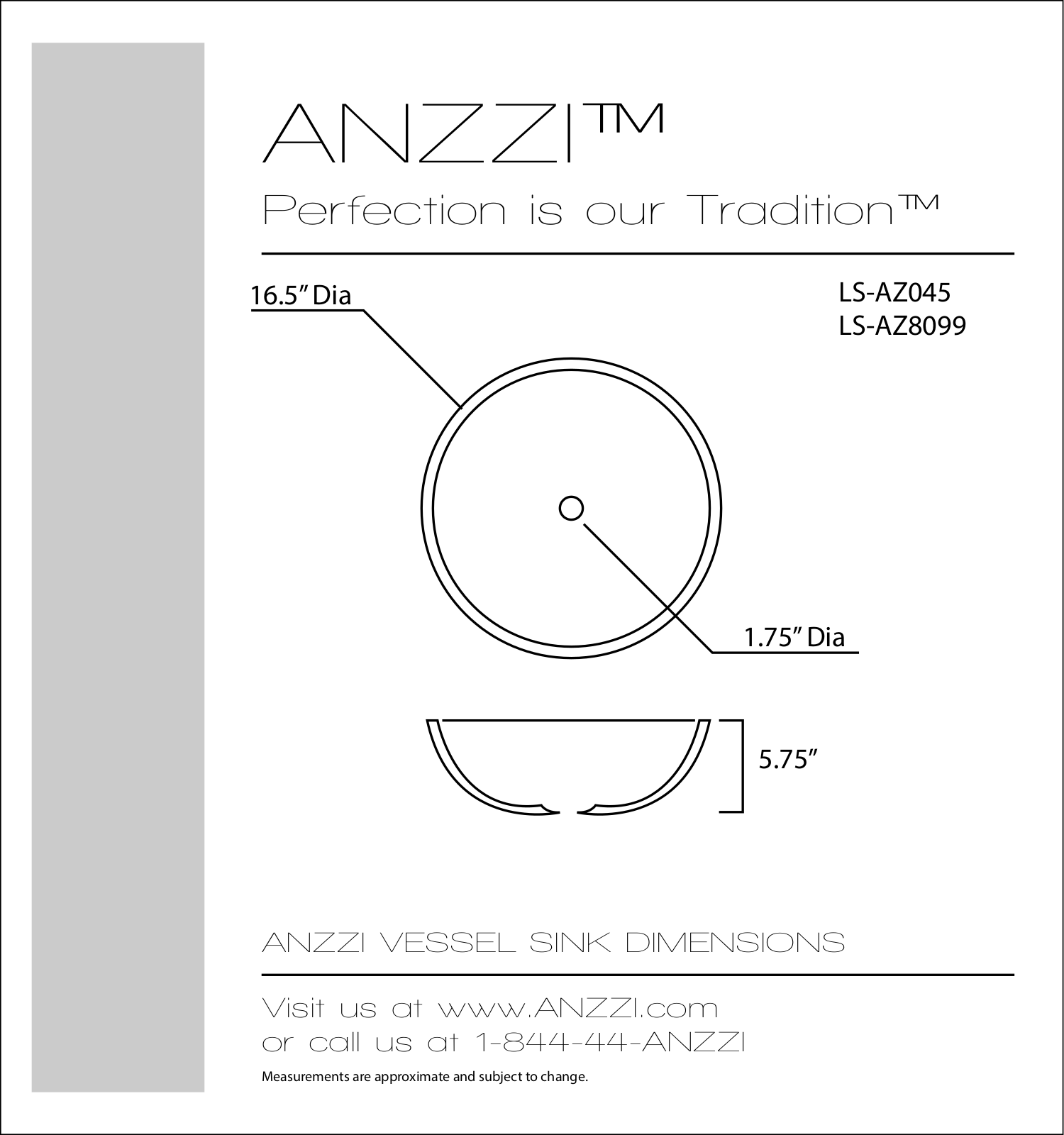 ANZZI ANZI1283 Dimensions - ManualMachine.com