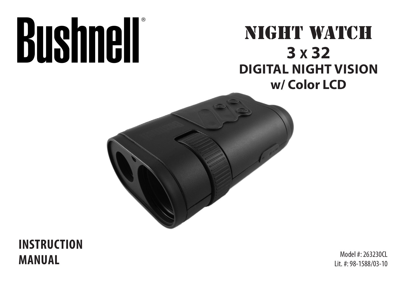 Bushnell 263230CL User Manual