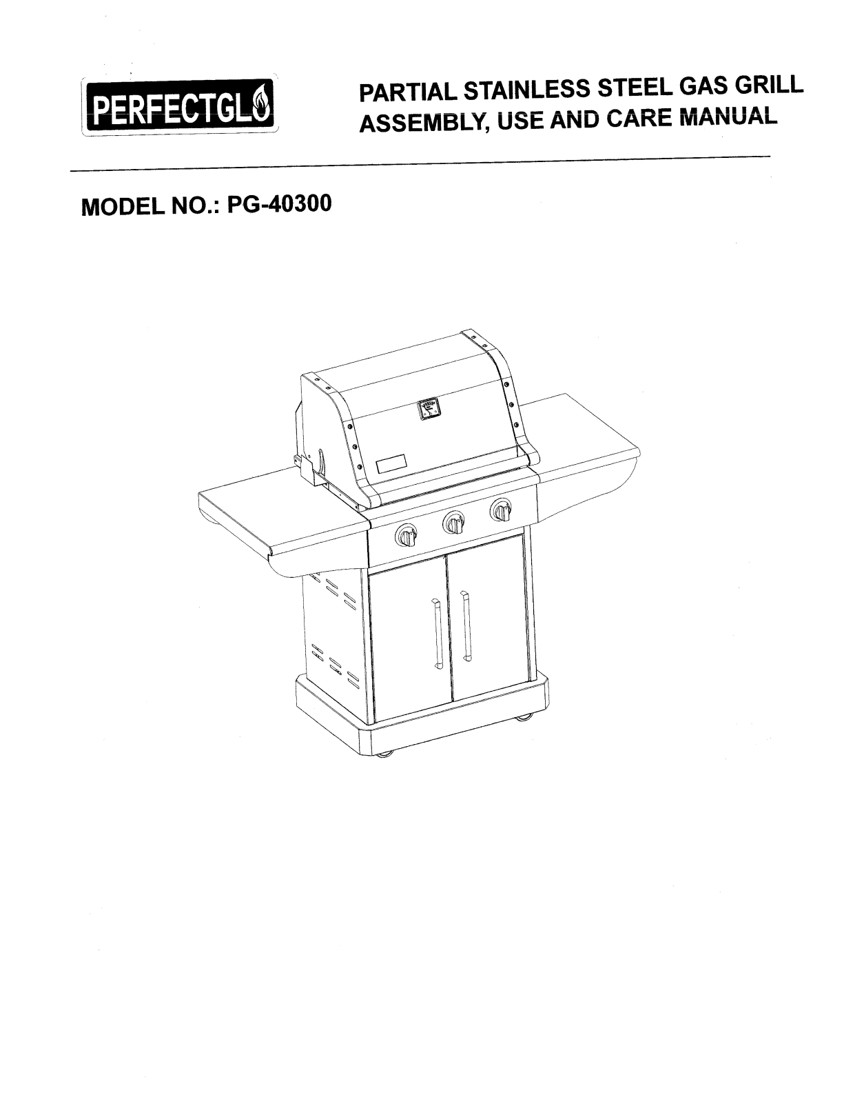 Perfectglo Pg-40300 Owner's Manual