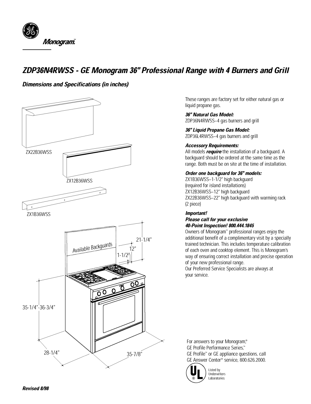 GE ZDP36L4DD1SS, ZDP36N4DD1SS, ZDP36N4RWSS Installation Guide - ManualMachine.com