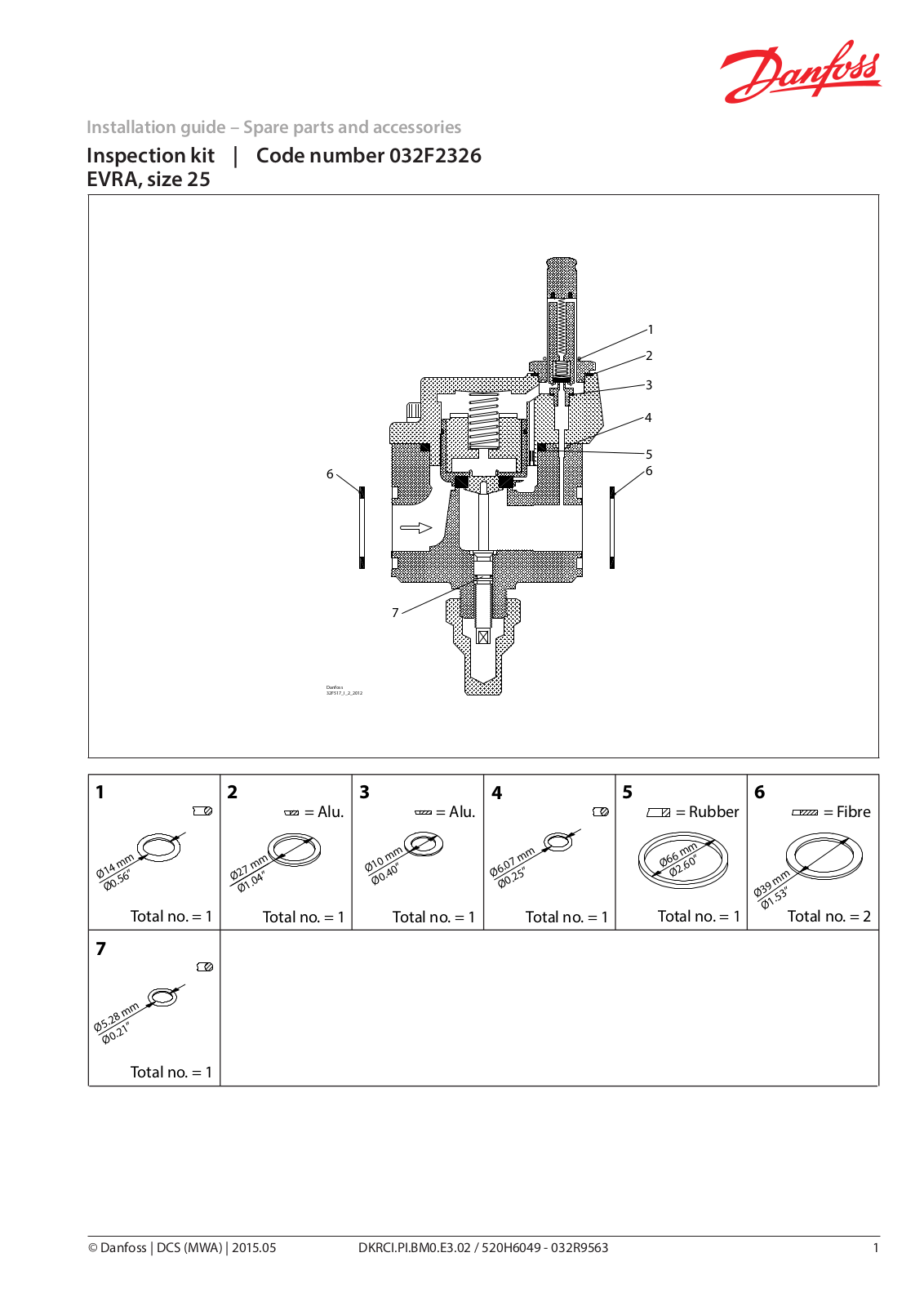 Danfoss EVRA 25 Installation guide