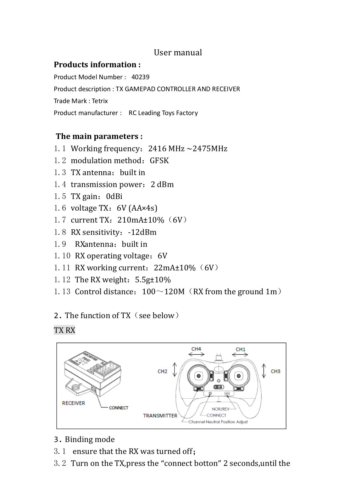 Sertus Hongkong 40239RX User Manual