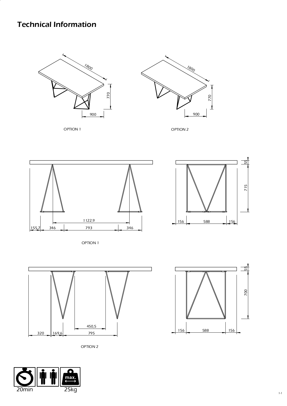 Wade Logan TMA2162 Dimensions - ManualMachine.com