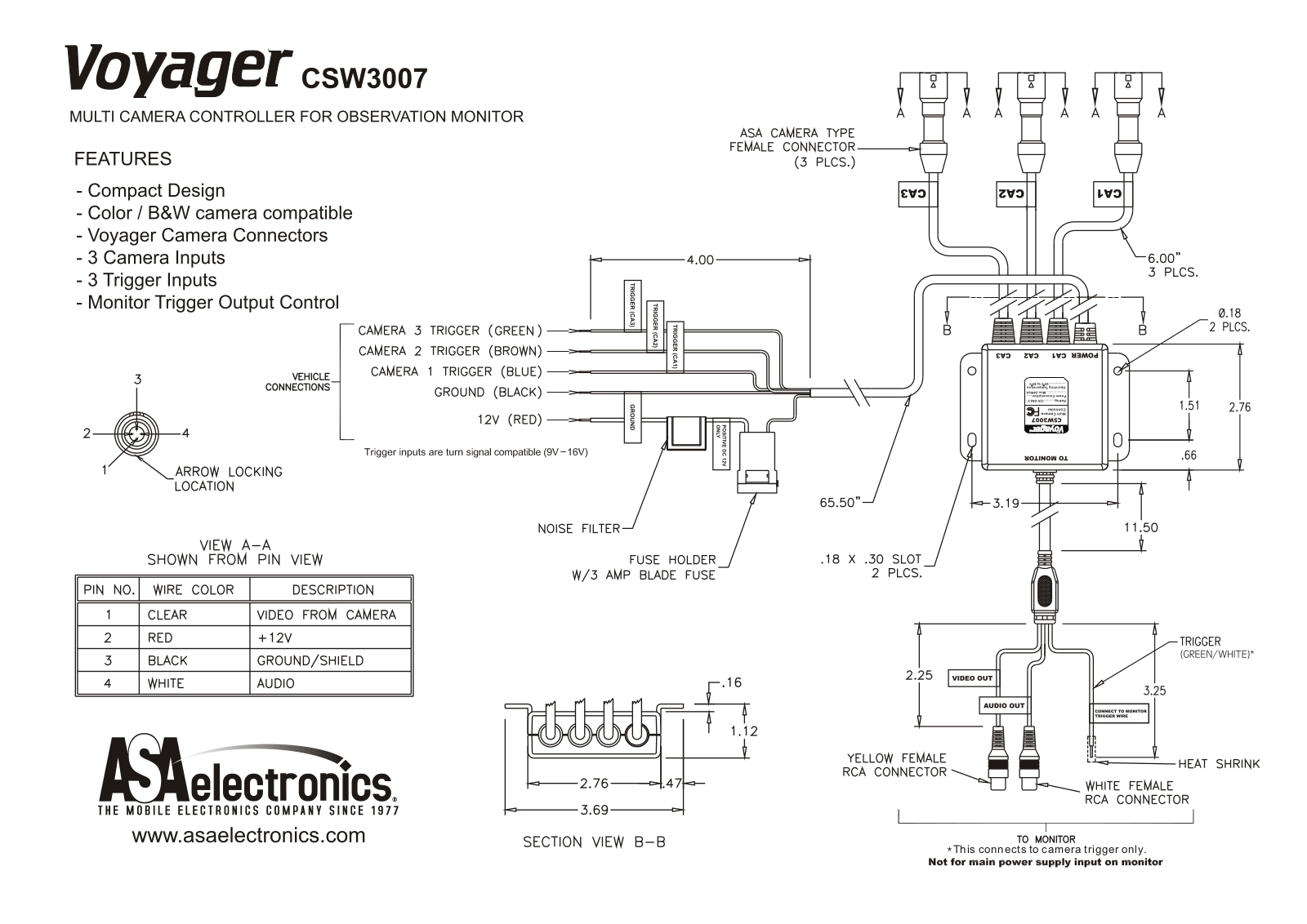 Voyager CSW3007 User Manual