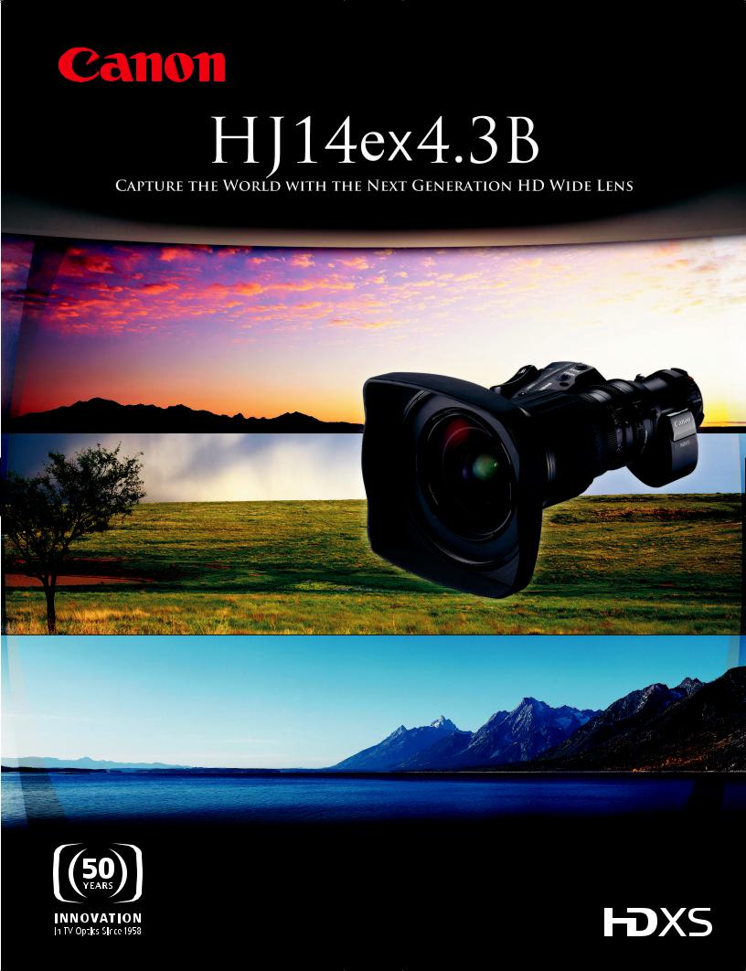 Canon HJ14EX4.3B Manual