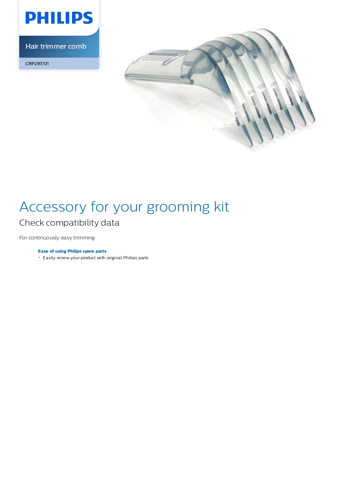 Philips CRP297/01 leaflet - ManualMachine.com