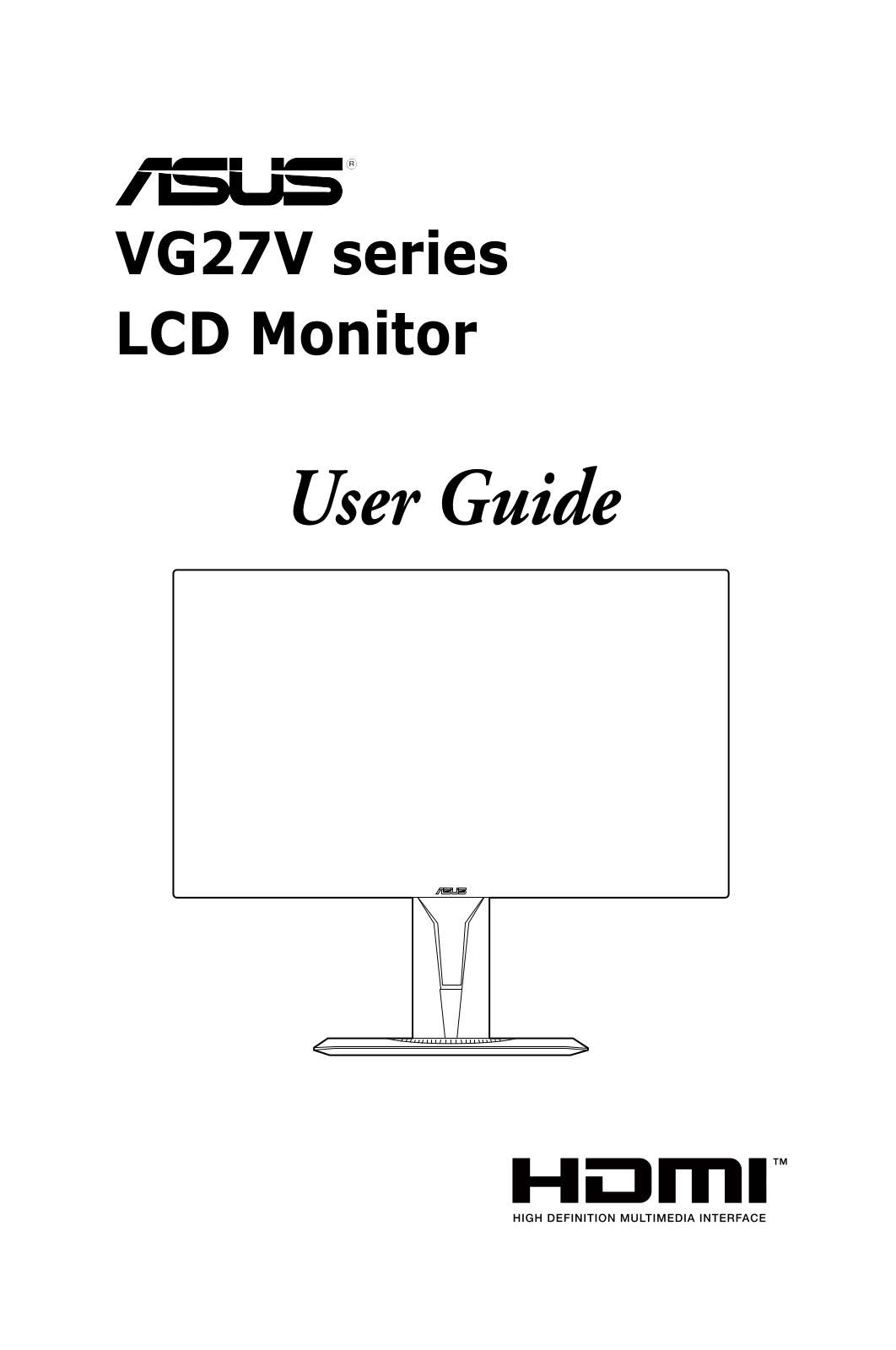 ASUS TUF VG27VQ, TUF VG259Q User manual