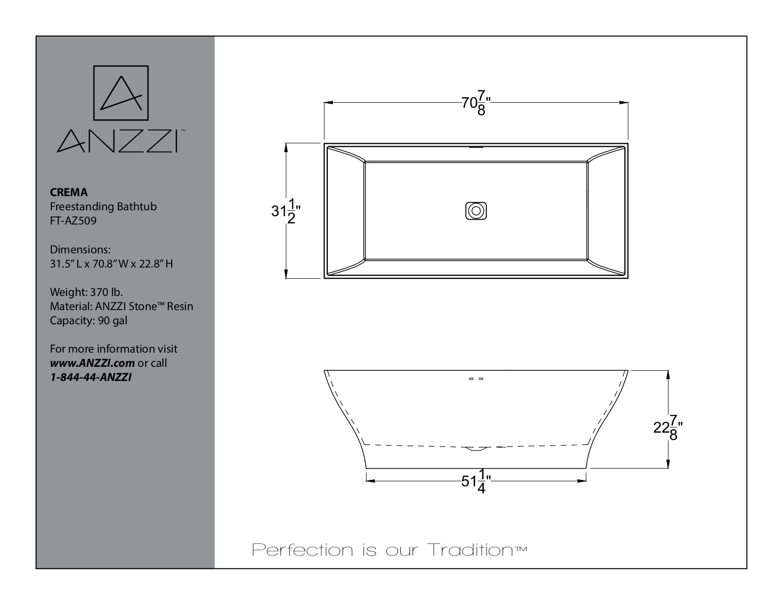 ANZZI ANZI1181 Specifications - ManualMachine.com