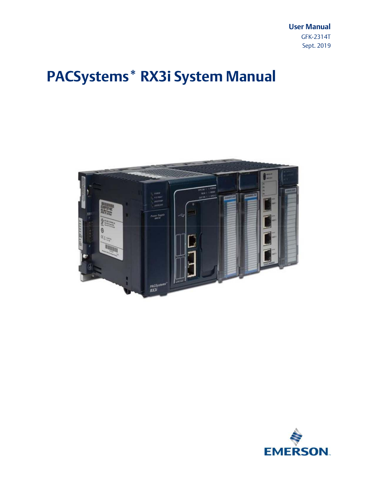 GE Digital RX3i PLC Operating Manual