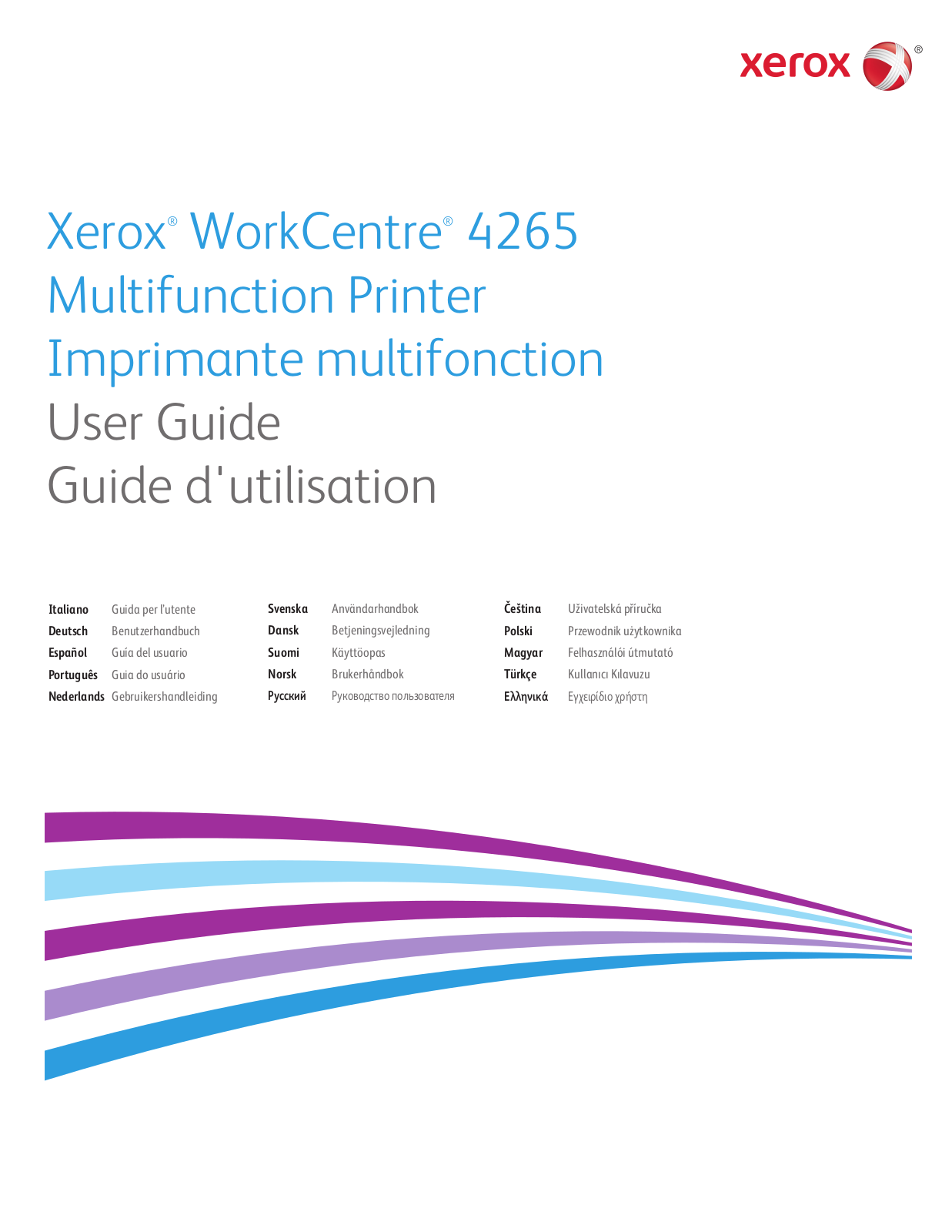 Xerox WorkCentre 4265 User's guide