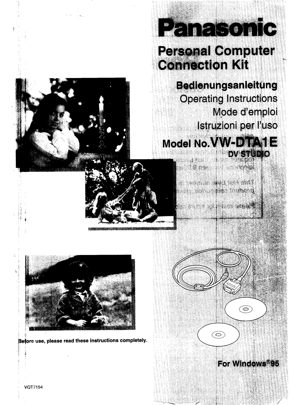 Panasonic VW-DTA1E Operating Instructions