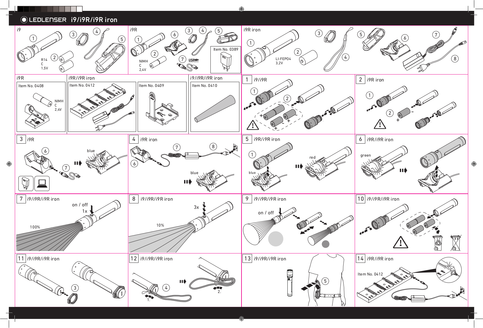 Led Lenser i9R operation manual