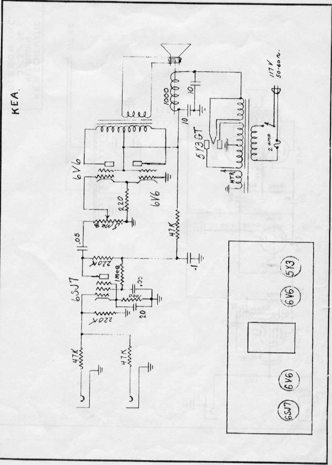 Gibson kea schematic