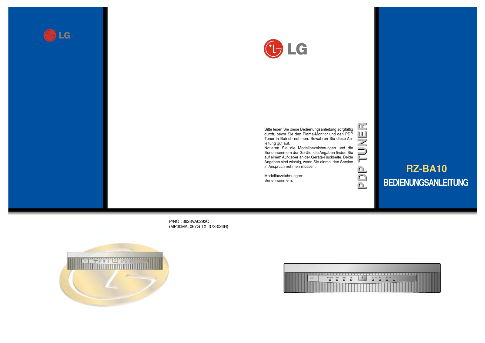 Lg RZ-BA10 User Manual