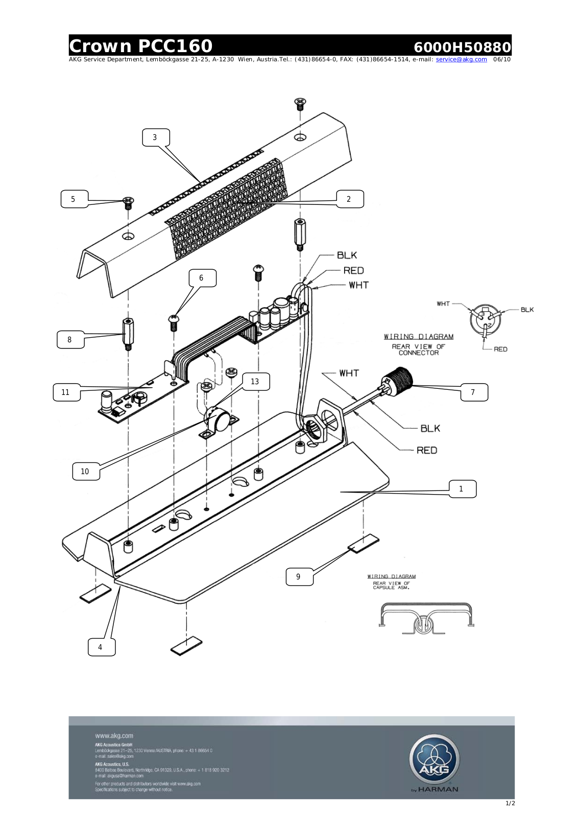 AKG 6000H50880 User Manual