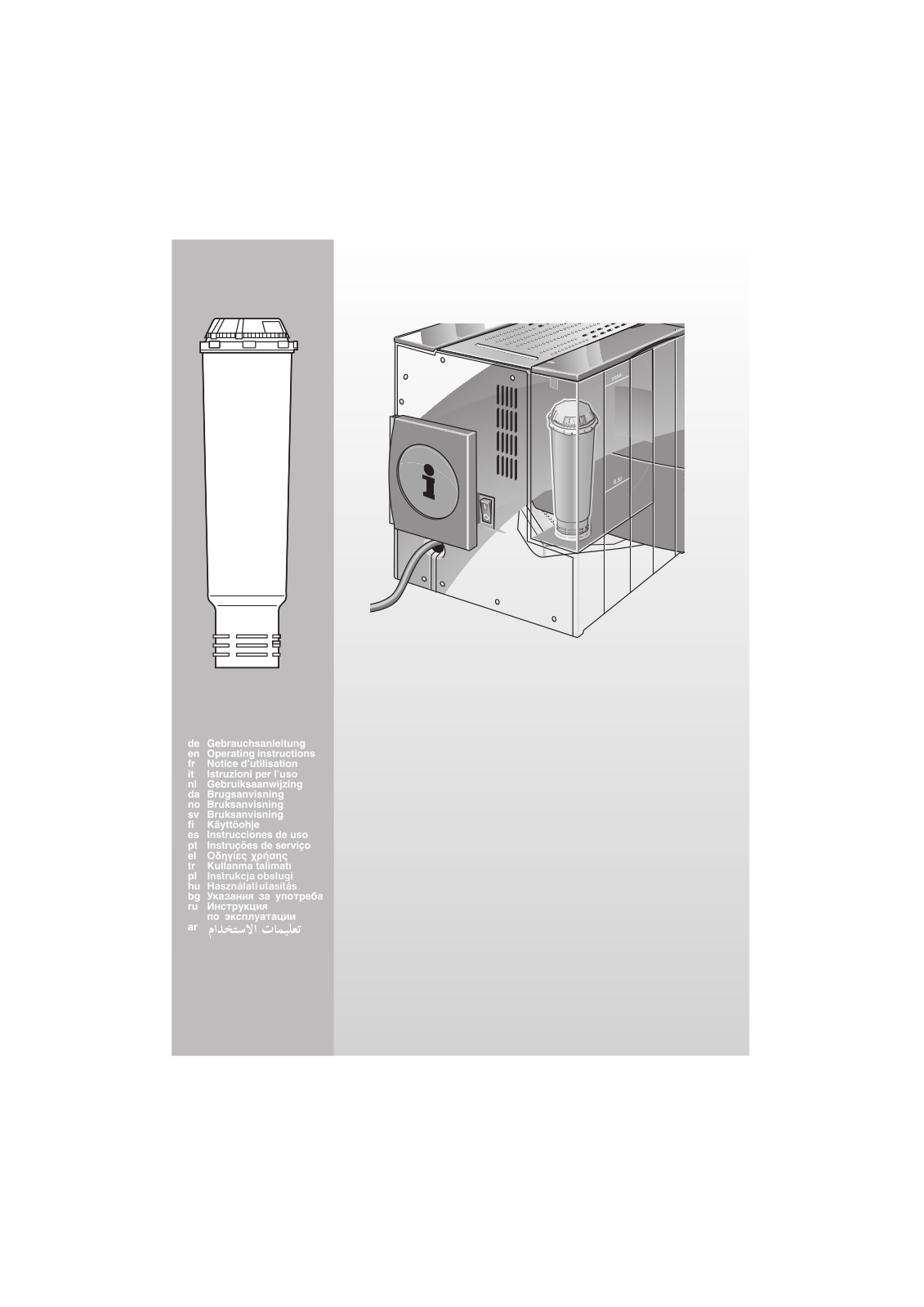 Bosch TCZ6003 operation manual