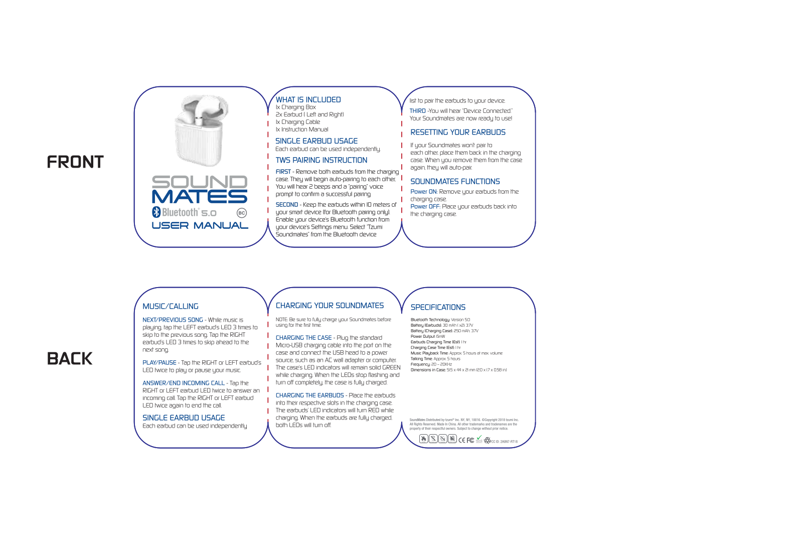 Tuzmi SoundMates User Manual