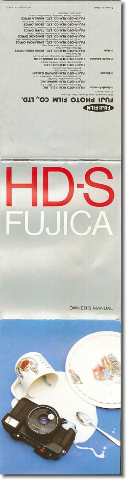 Fujifilm Fujica HD-S Owner's Manual