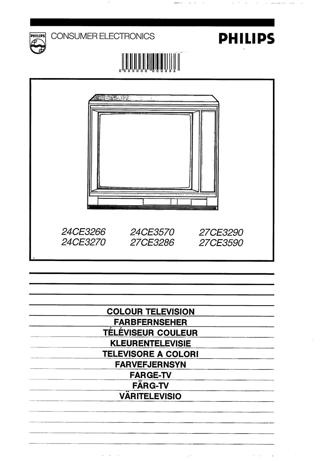 Philips 24CE3270, 27CE3290, 27CE3286, 27CE3590, 24CE3266 User Manual