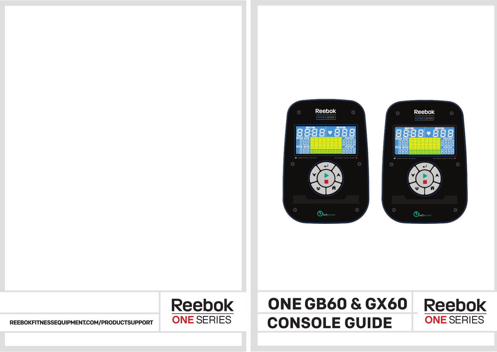 Reebok One GB60, One GX60 User Manual