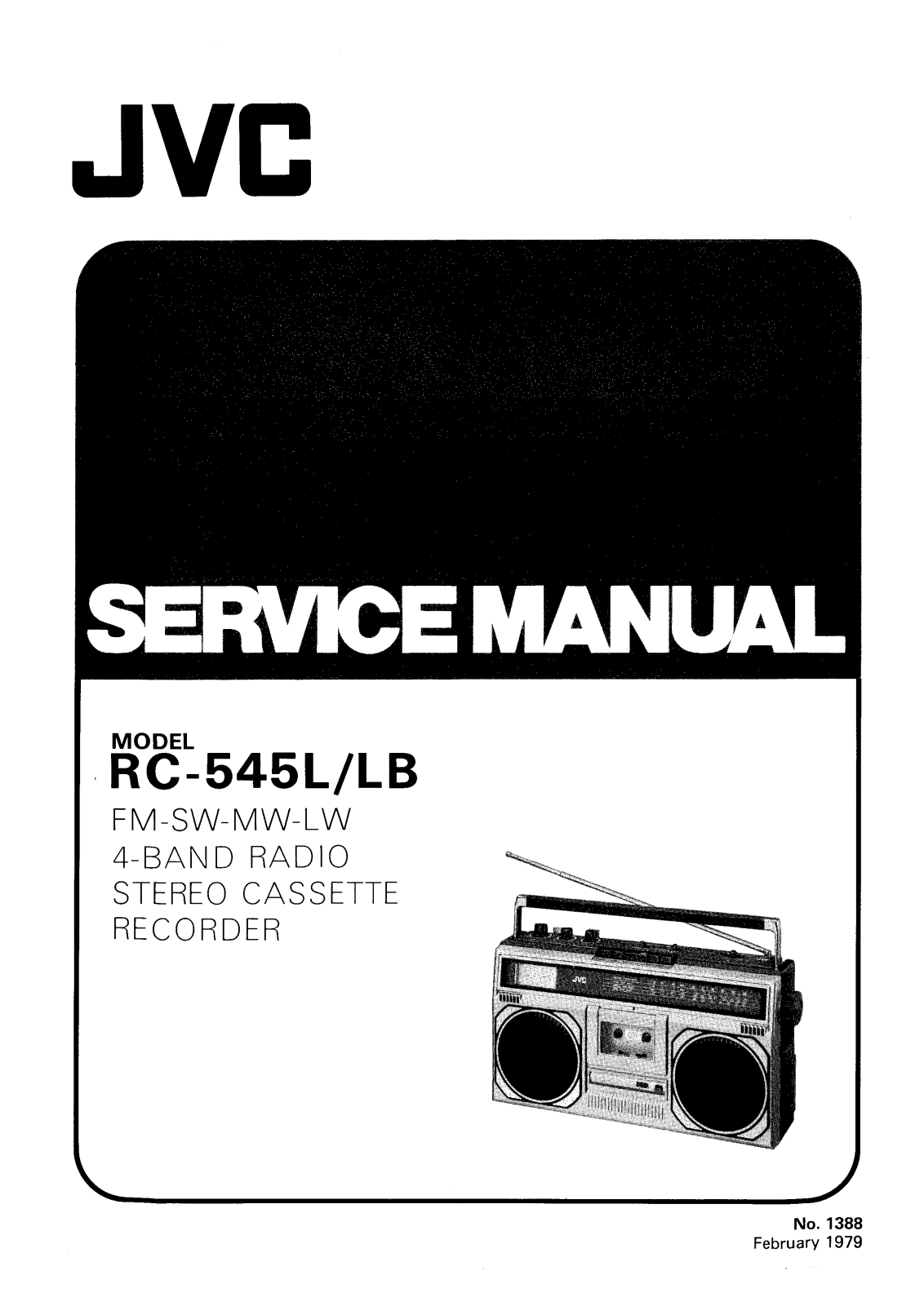 JVC RC-545-LB, RC-545-L Service manual
