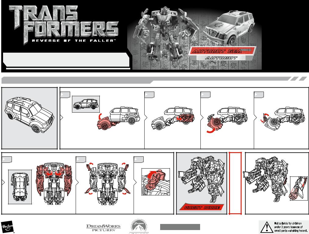 Hasbro TRANSFORMERS AUTOBOT GEARS Manual